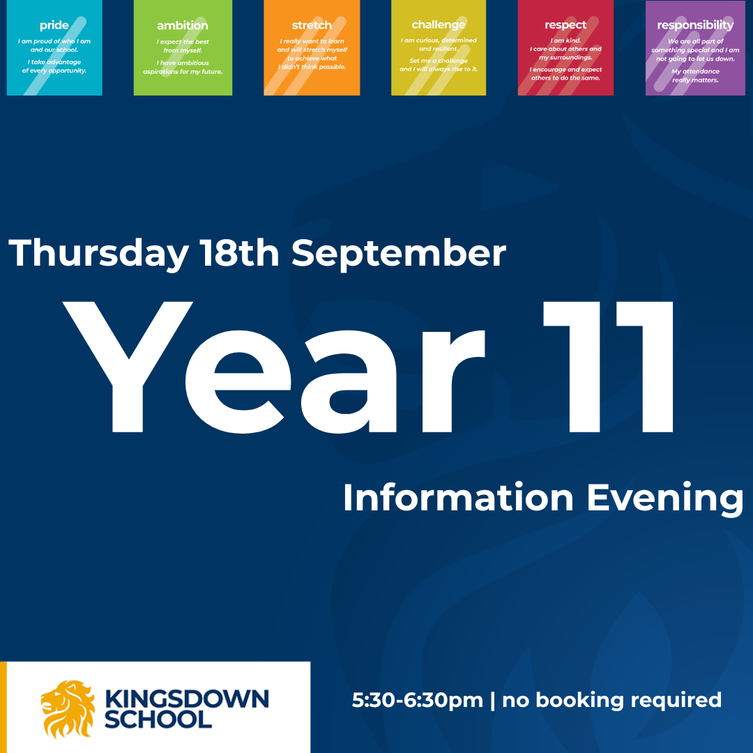  Year 11 Curriculum Information Evening