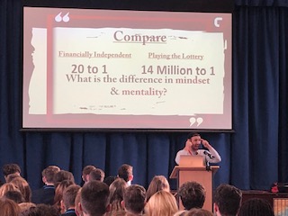  Cameron Parker inspires Year 11 Students