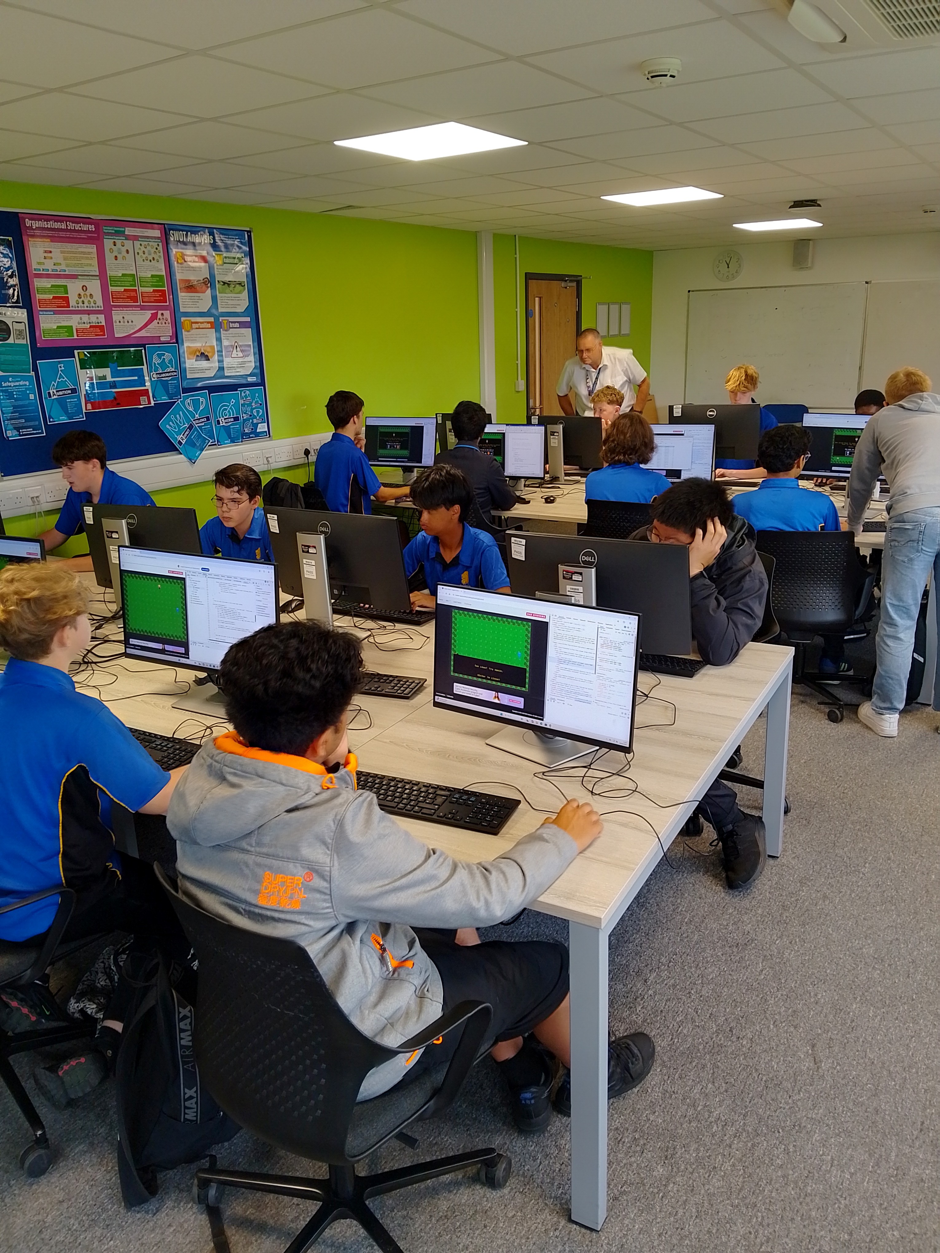 🛡️ An inspiring day for the future of tech in Swindon! 💻
